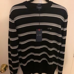 Vintage Armani Jeans Sweater Crew Neck Mens Sz L NWT